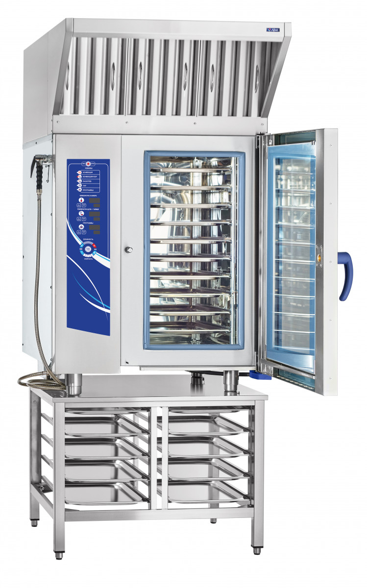 Пароконвектомат Abat ПКА 10-1/1ВМ2 (лицо. нерж) для предприятий общественного питания