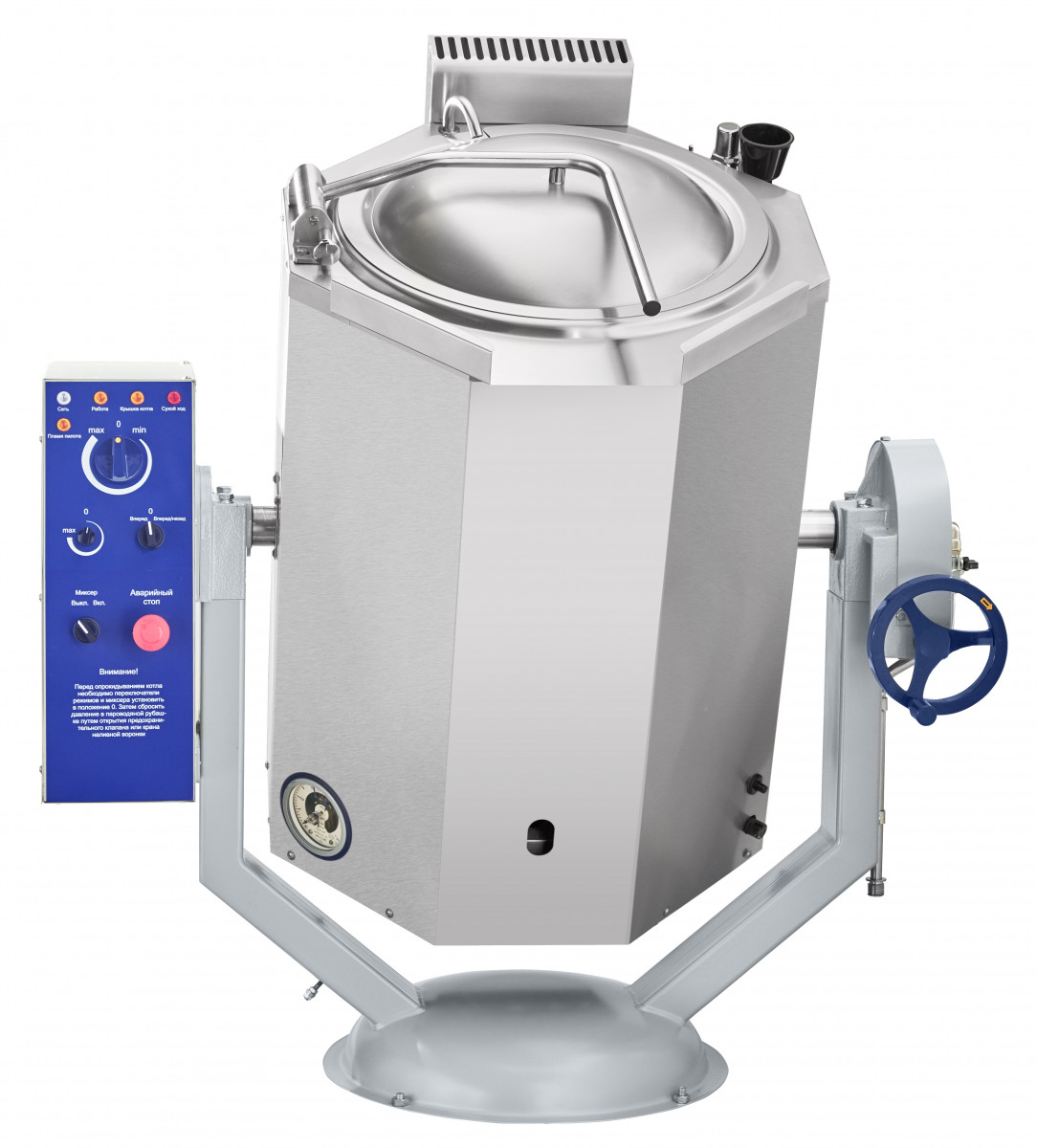 Котел пищеварочный Abat КПГМ-60-ОМР (газовый) для предприятий общественного питания