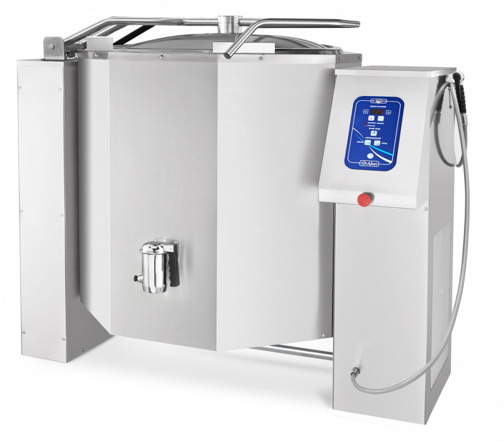 Котел пищеварочный Abat КПЭМ-350-О со сливным краном для предприятий общественного питания