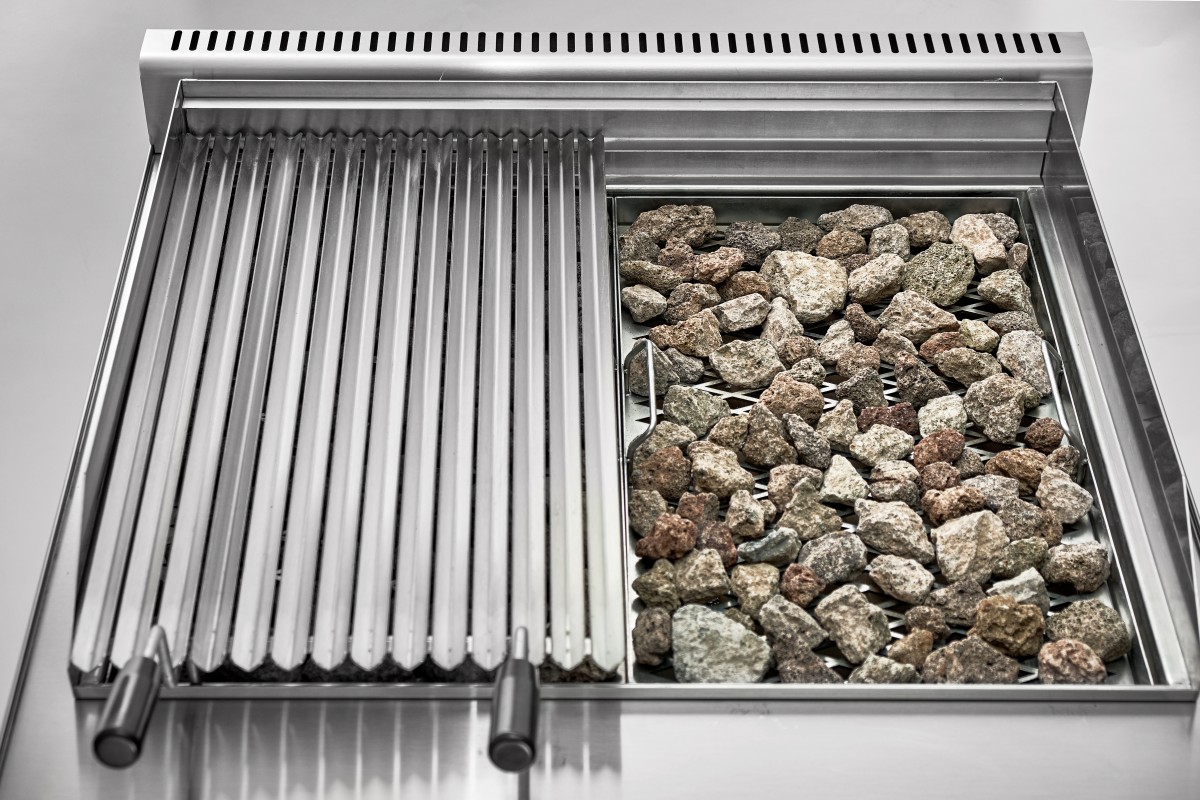 Гриль Abat ГЛК-90П лавовый для предприятий общественного питания