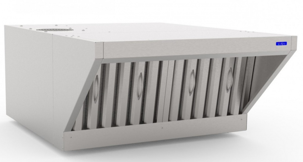 Зонт вытяжной Abat ЗВВ-4-6/4П с пароконденсатором для предприятий общественного питания