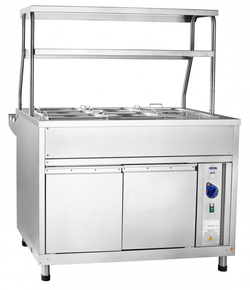 Мармит Abat ЭМК-70КМ с подогреваемыми полками для предприятий общественного питания