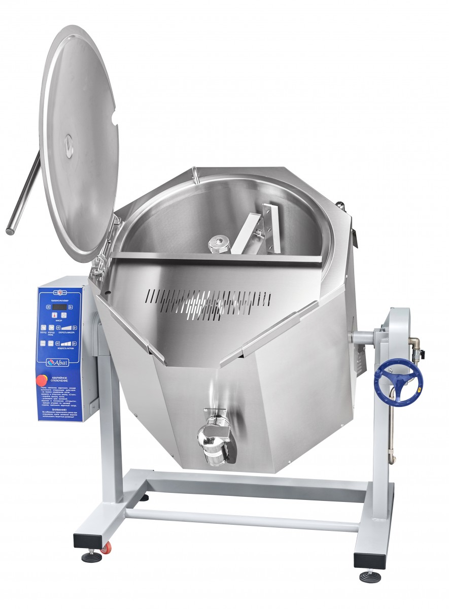 Котел пищеварочный Abat КПЭМ-100-ОМР-ВК для предприятий общественного питания