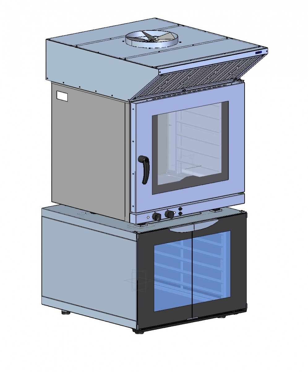 Зонт вытяжной Abat ЗВВ-6-6/4 для предприятий общественного питания