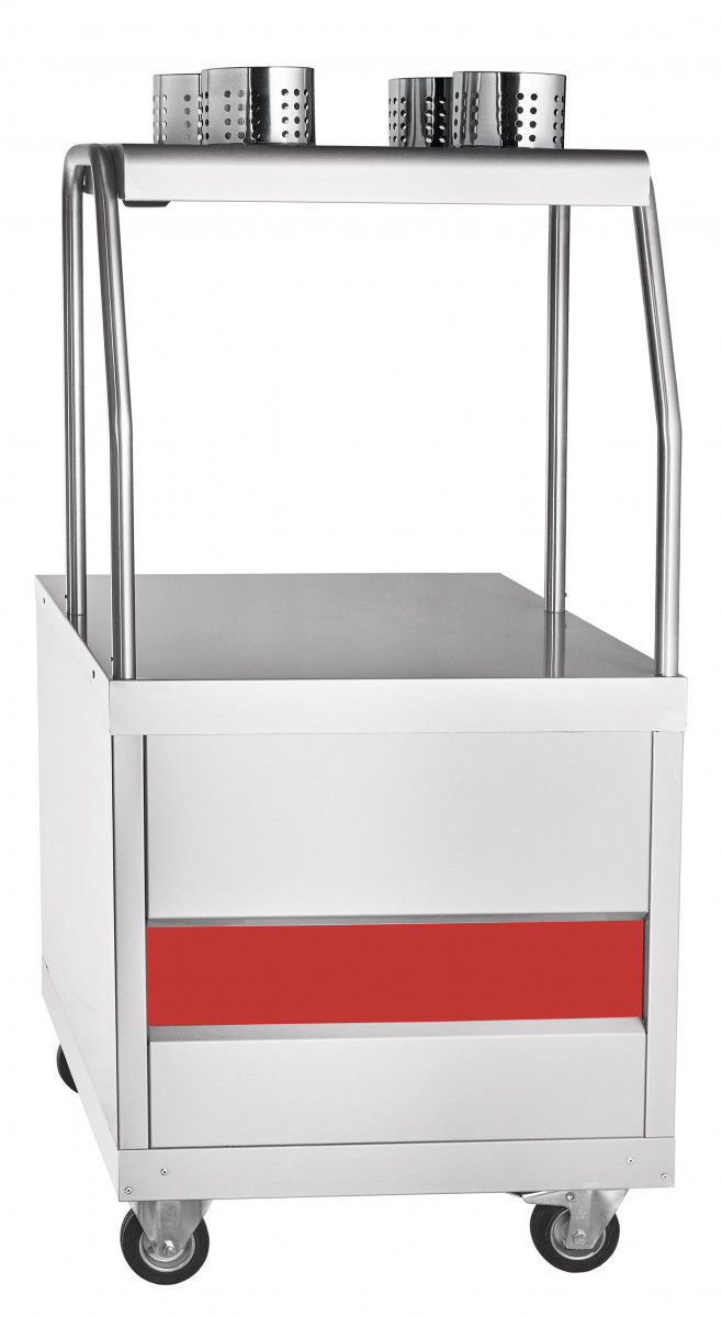 Прилавок для столовых приборов Abat ПСП-70ПМ передвижной для предприятий общественного питания