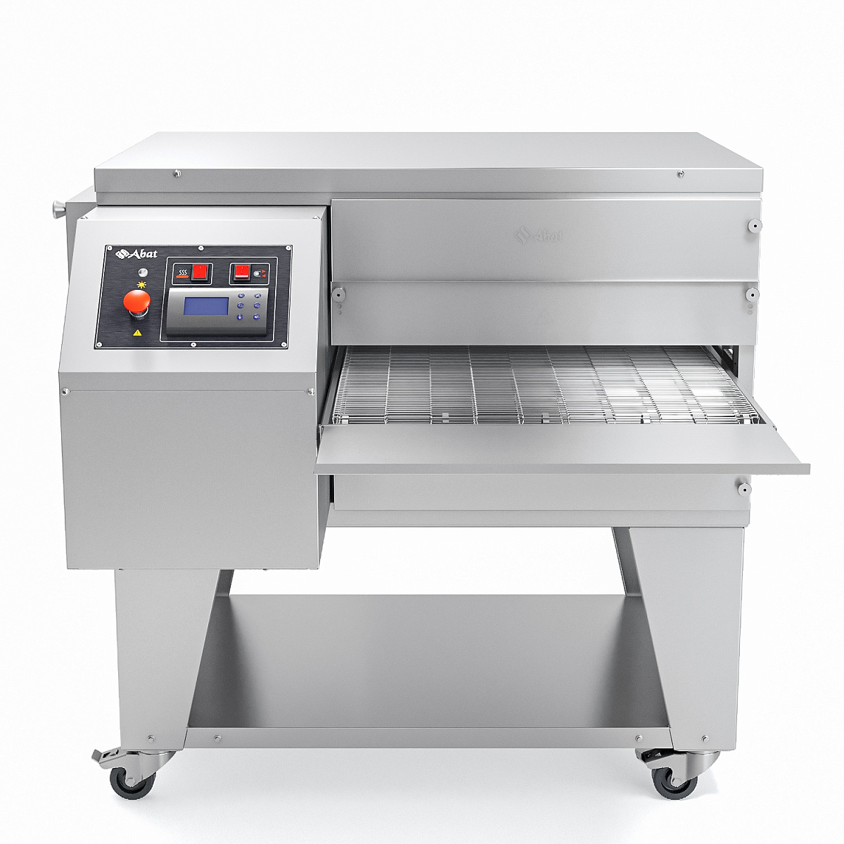 Конвейерная печь для пиццы Abat ПЭК-600 с дверцей для предприятий общественного питания