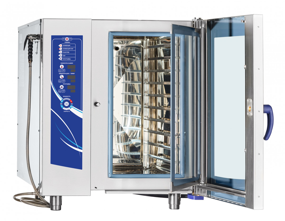 Пароконвектомат Abat ПКА 10-1/1ВМ2 (лицо. нерж) для предприятий общественного питания