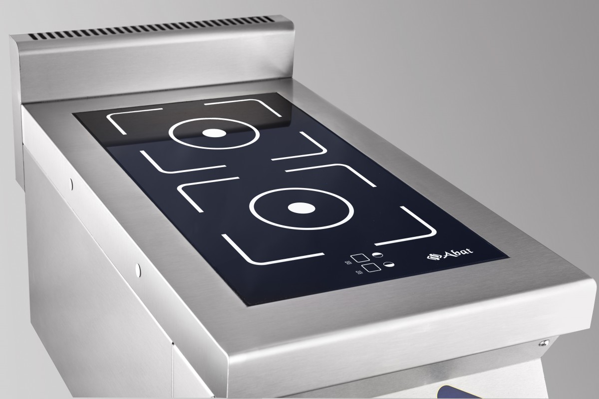 Индукционная плита Abat КИП-27Н (сдвоенный индуктор EGO) для предприятий общественного питания