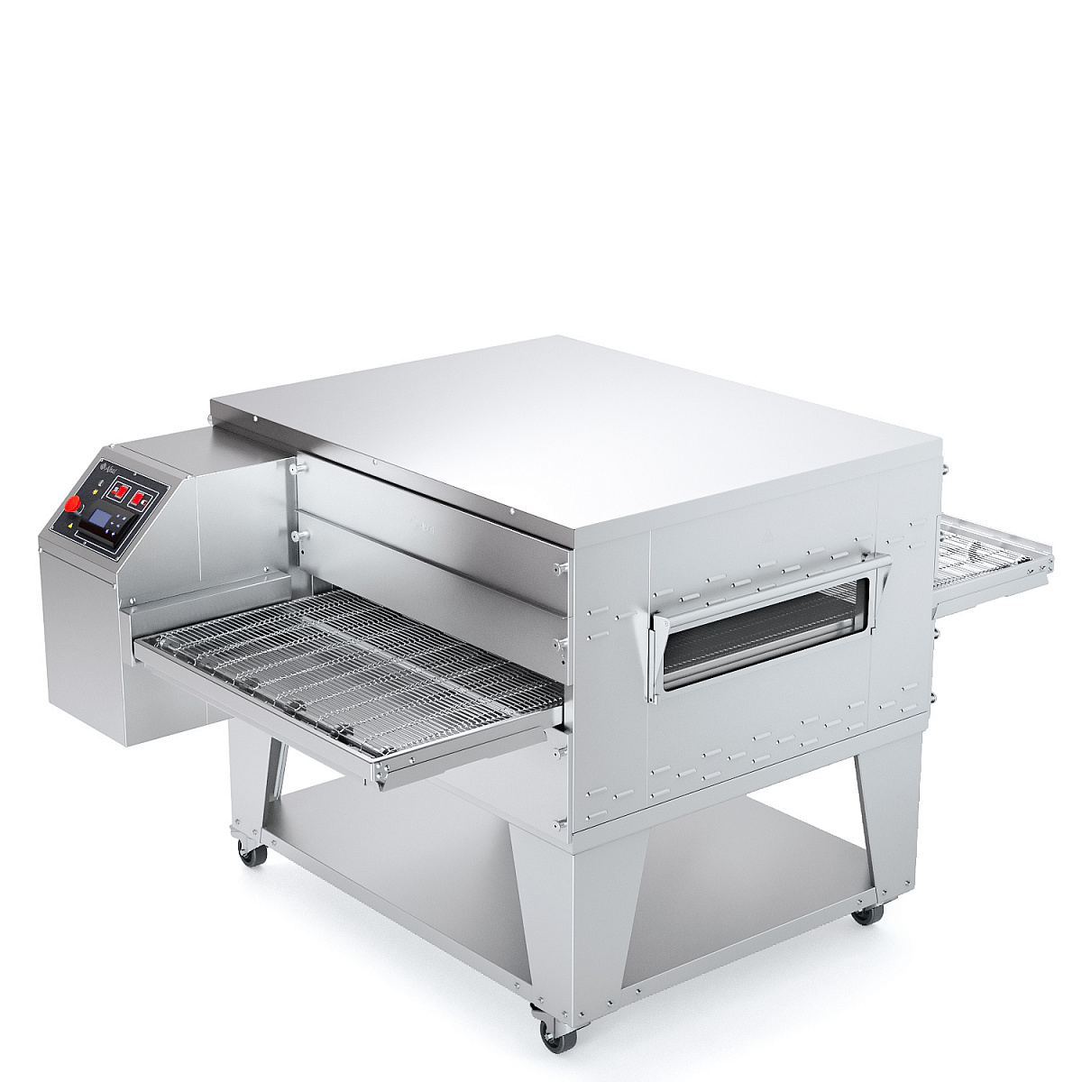 Конвейерная печь для пиццы Abat ПЭК-800 с дверцей для предприятий общественного питания