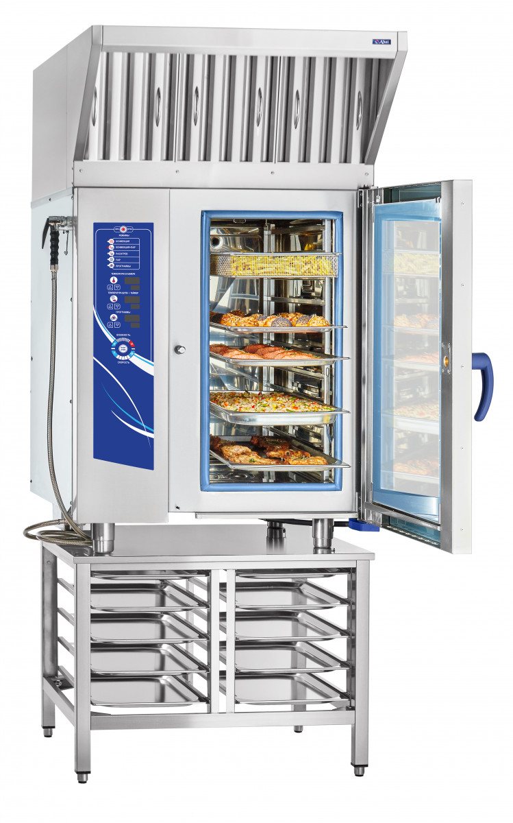 Пароконвектомат Abat ПКА 10-1/1ВМ2 (лицо. нерж) для предприятий общественного питания