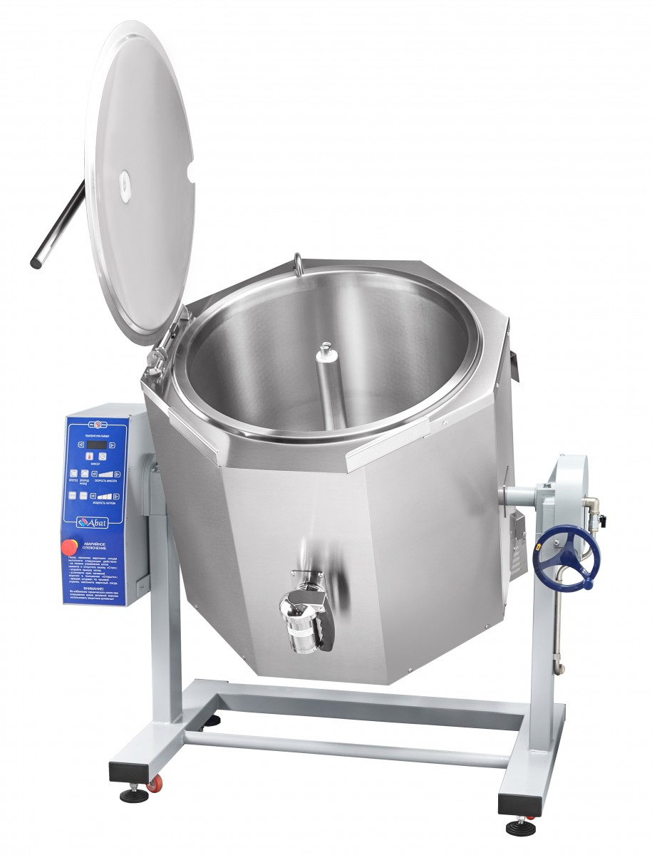 Котел пищеварочный Abat КПЭМ-100-ОМР-ВК для предприятий общественного питания