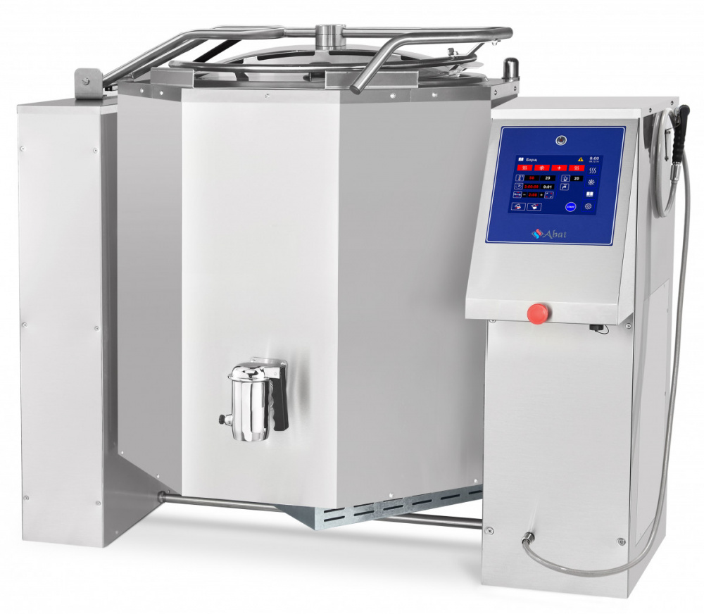 Котел пищеварочный Abat КПЭМ-350-ОМП со сливным краном для предприятий общественного питания