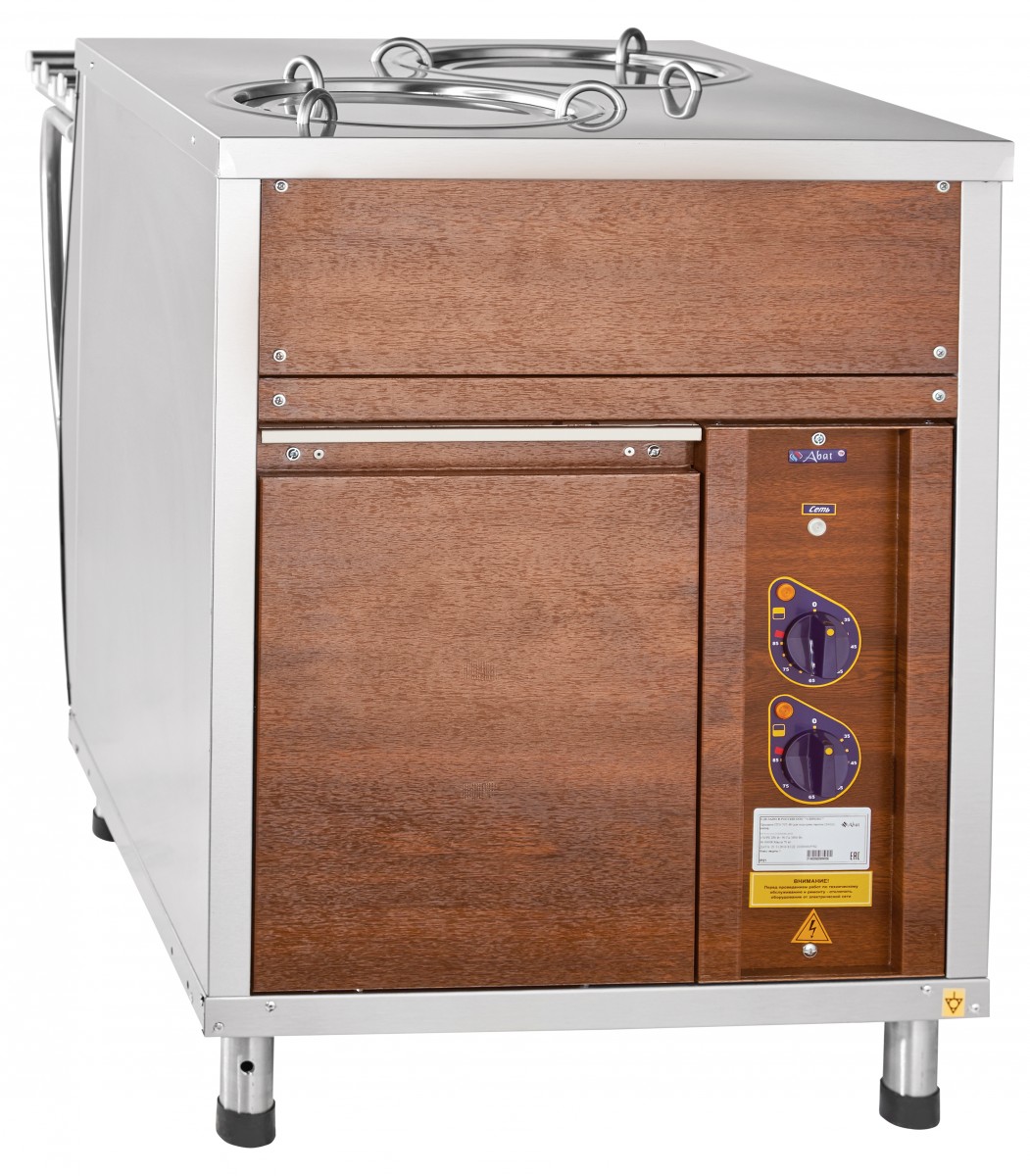 Прилавок для подогрева тарелок Abat ПТЭ-70Т-80 для предприятий общественного питания