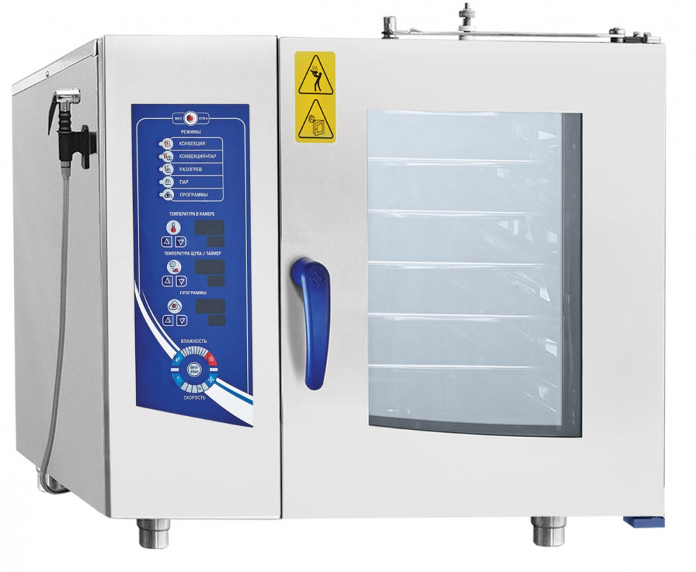 Пароконвектомат Abat ПКА 6-1/1ПМФ2 (морской) для предприятий общественного питания