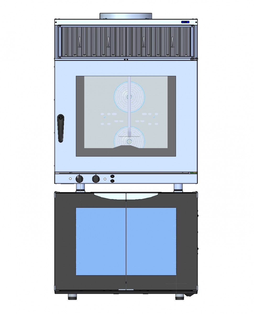 Зонт вытяжной Abat ЗВВ-6-6/4 для предприятий общественного питания