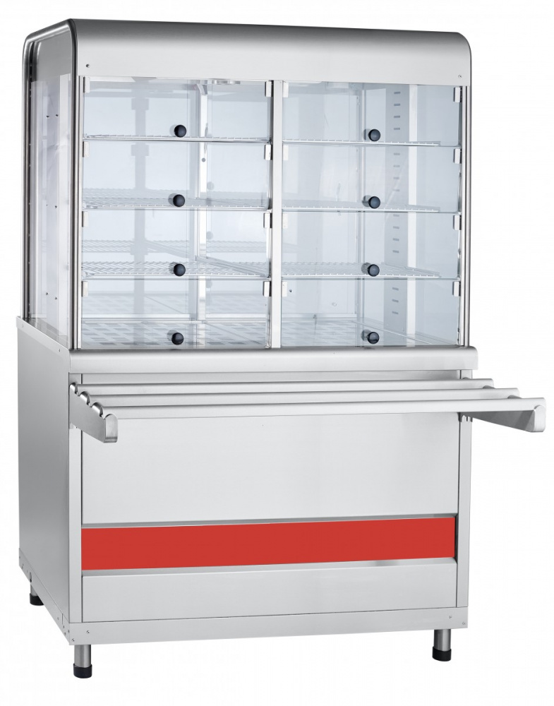 Прилавок-витрина тепловой Abat ПВТ-70КМ для предприятий общественного питания