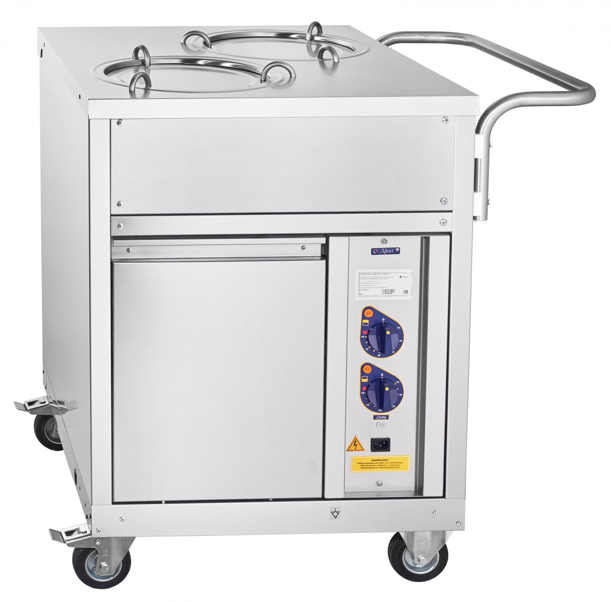 Прилавок для подогрева тарелок Abat ПТЭ-70КМ(П)-80 передвижной для предприятий общественного питания