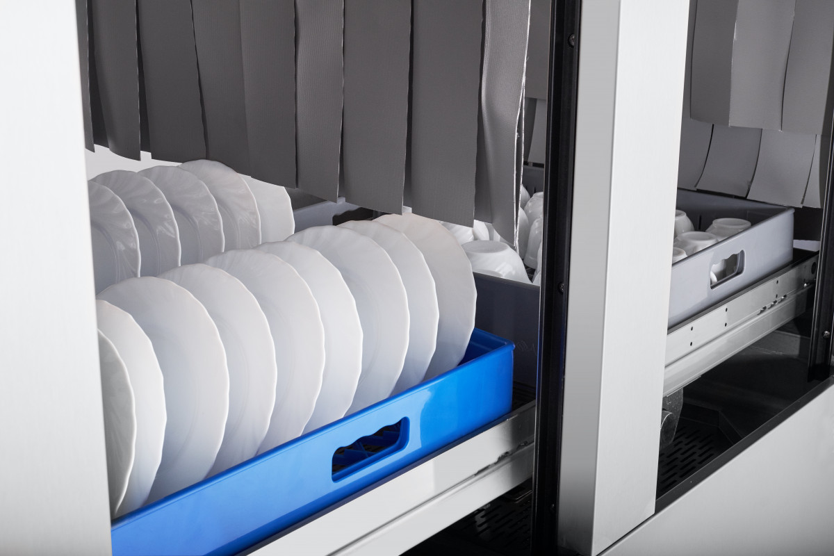 Туннельная посудомоечная машина Abat МПТ-1700 (правая) для предприятий общественного питания