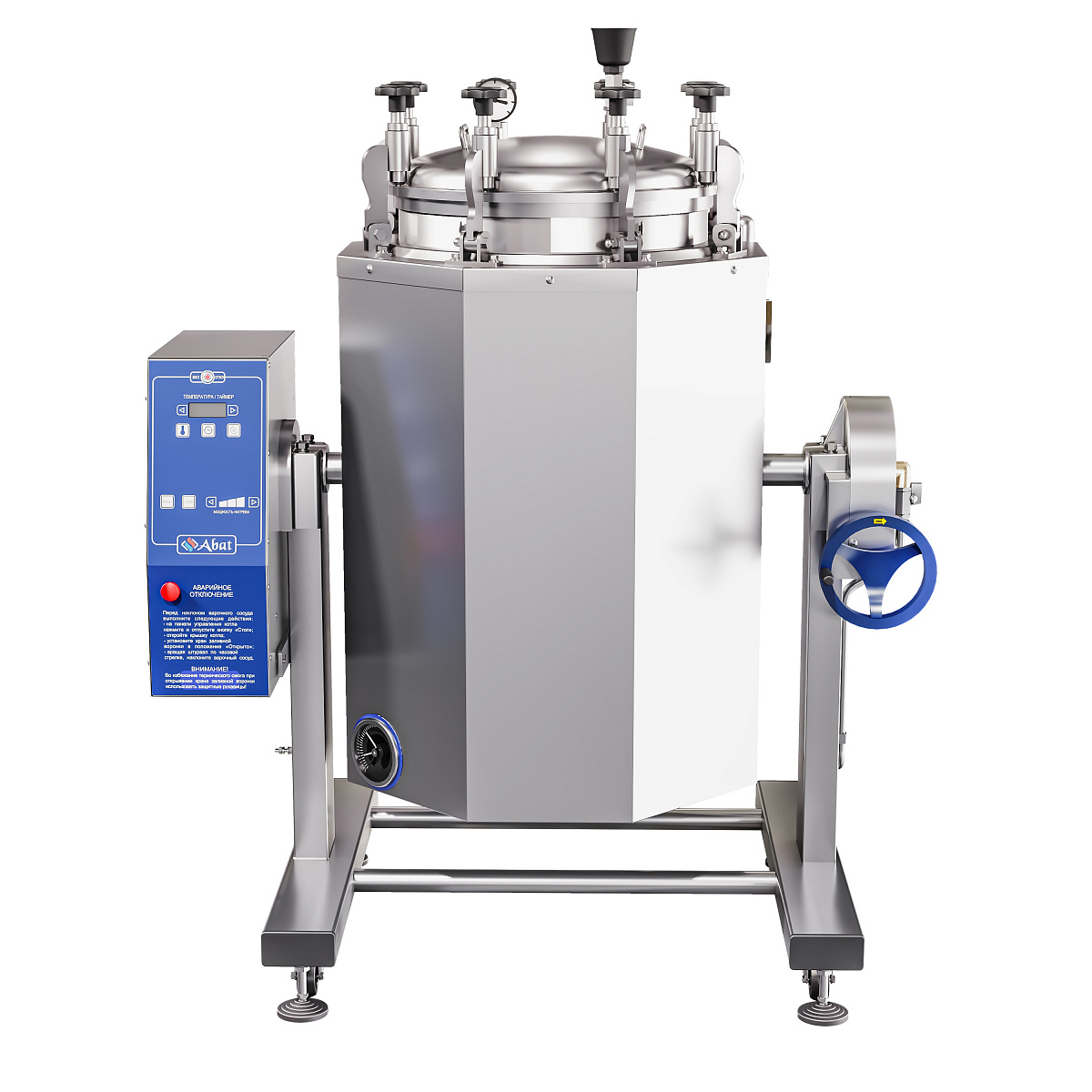 Котел пищеварочный Abat КПЭМ-60А (автоклав) для предприятий общественного питания