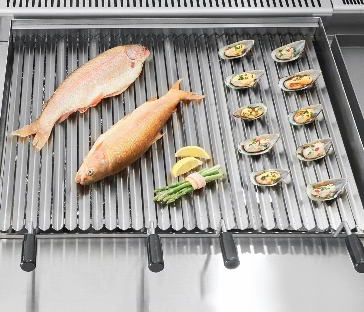 Гриль Abat ГЛК-90П лавовый для предприятий общественного питания