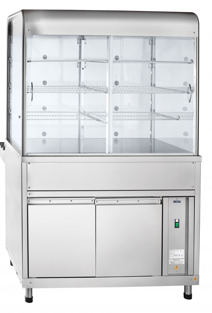 Прилавок-витрина нейтральный Abat ПВН-70КМ для предприятий общественного питания