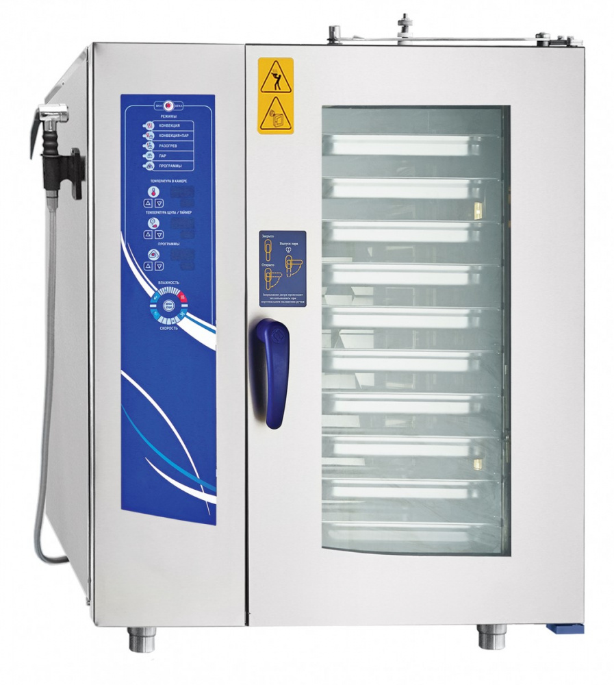 Пароконвектомат Abat ПКА 10-1/1ПМФ2 (морской) для предприятий общественного питания