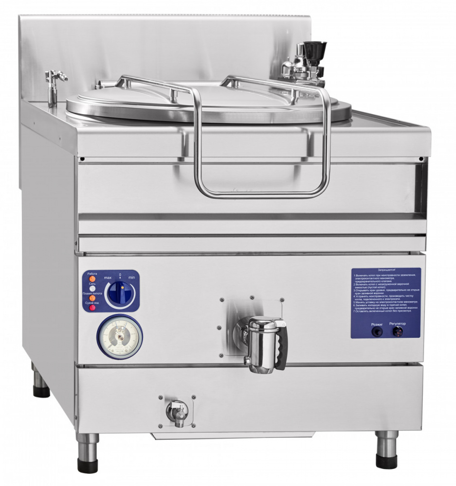 Котел пищеварочный Abat КПГМ-100/9T (газовый) для предприятий общественного питания