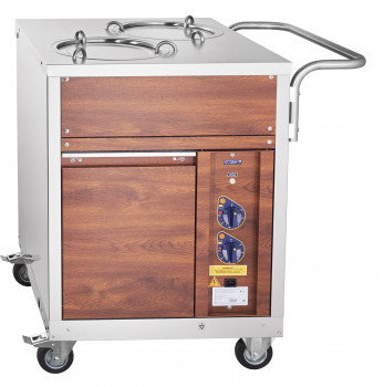 Прилавок для подогрева тарелок Abat ПТЭ-70КМ(П)-80 передвижной для предприятий общественного питания