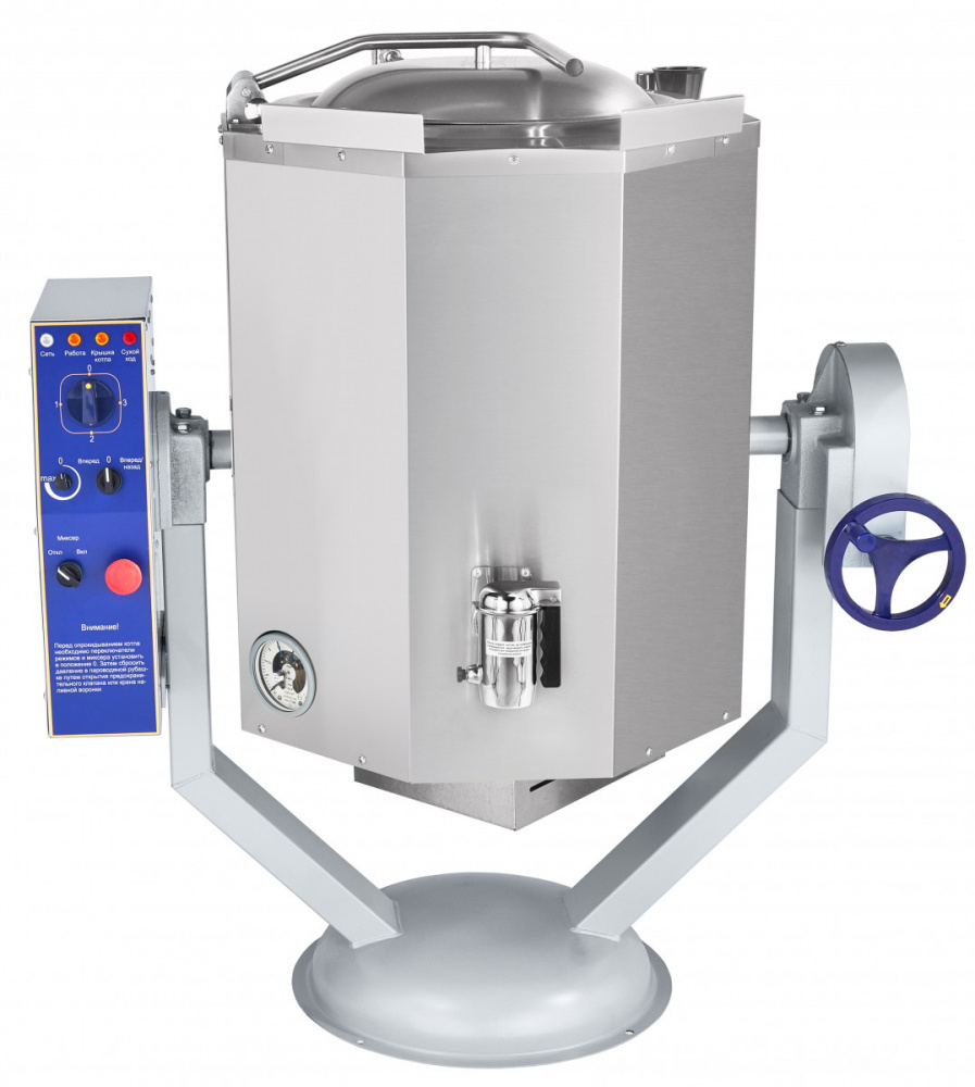 Котел пищеварочный Abat КПЭМ-60-ОМР со сливным краном для предприятий общественного питания