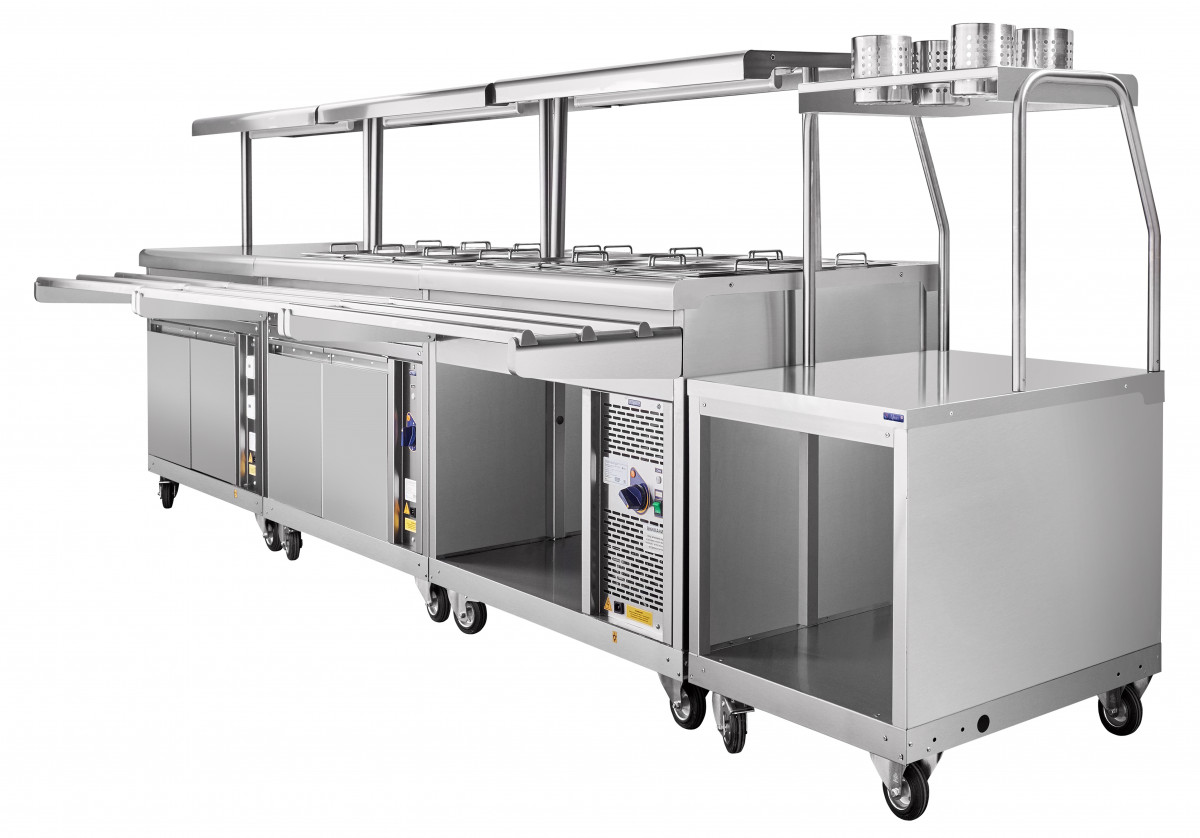 Прилавок для горячих напитков Abat ПГН-70ПМ передвижной для предприятий общественного питания