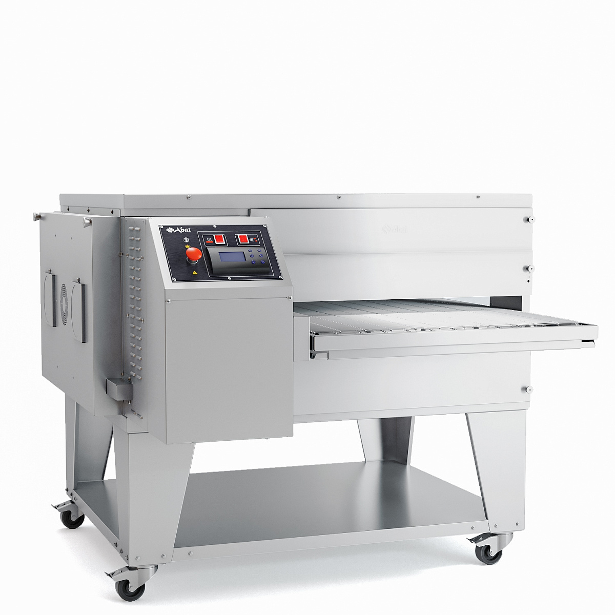 Конвейерная печь для пиццы Abat ПЭК-800 с дверцей для предприятий общественного питания