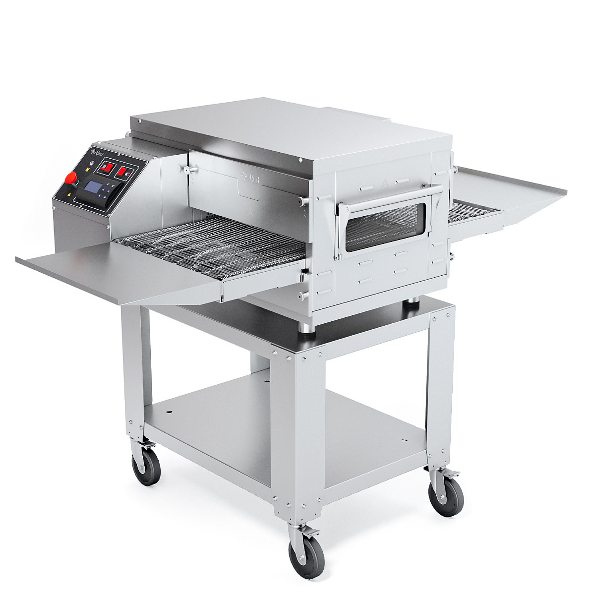 Конвейерная печь для пиццы Abat ПЭК-400 с дверцей для предприятий общественного питания