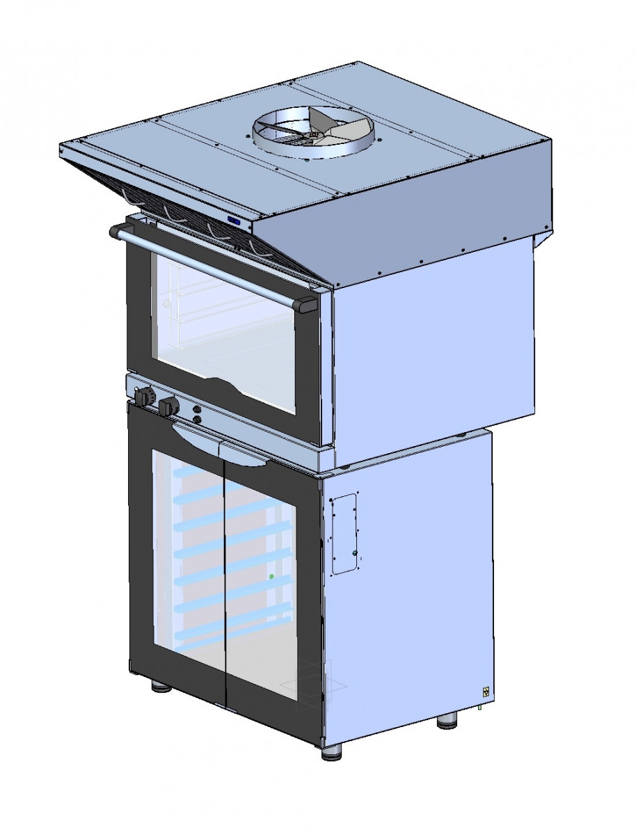 Зонт вытяжной Abat ЗВВ-4-6/4 для предприятий общественного питания
