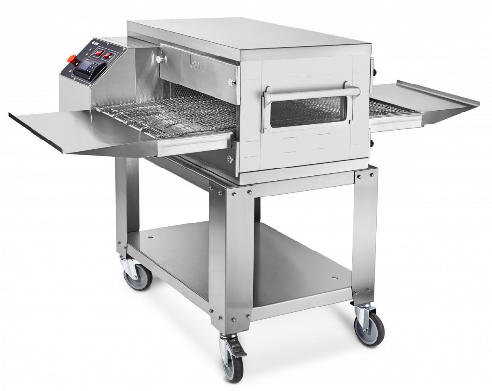 Конвейерная печь для пиццы Abat ПЭК-400 с дверцей для предприятий общественного питания