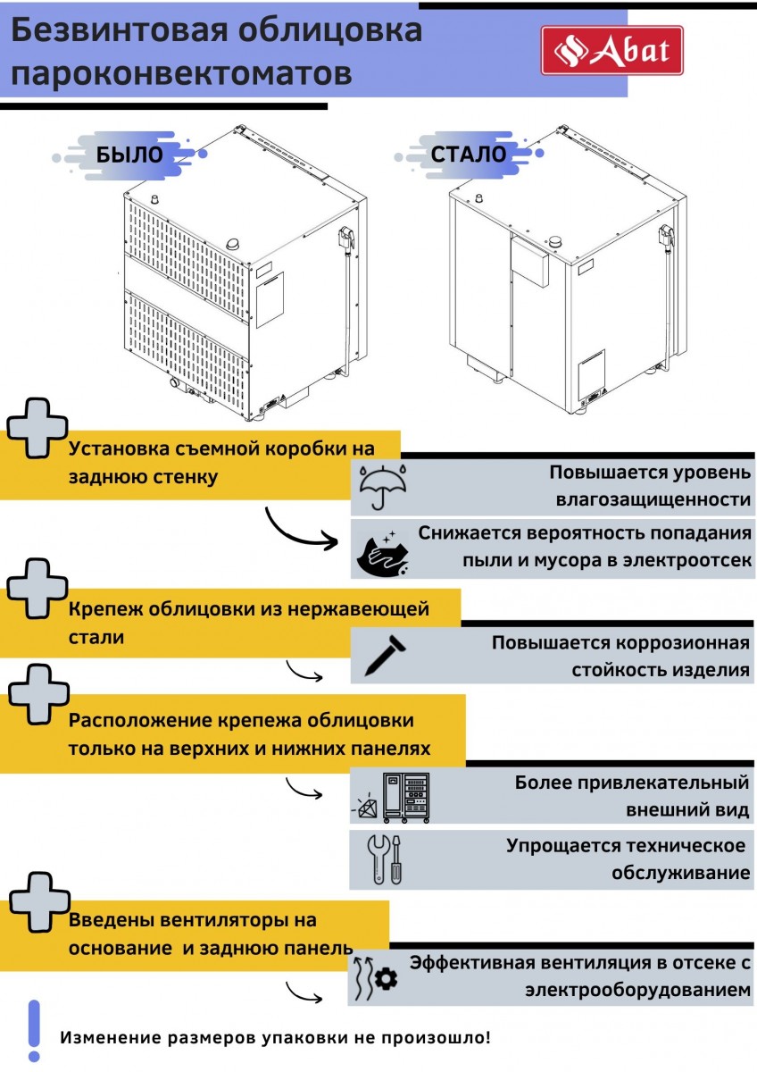 Пароконвектомат Abat ПКА 10-1/1ПМ2-01 для предприятий общественного питания