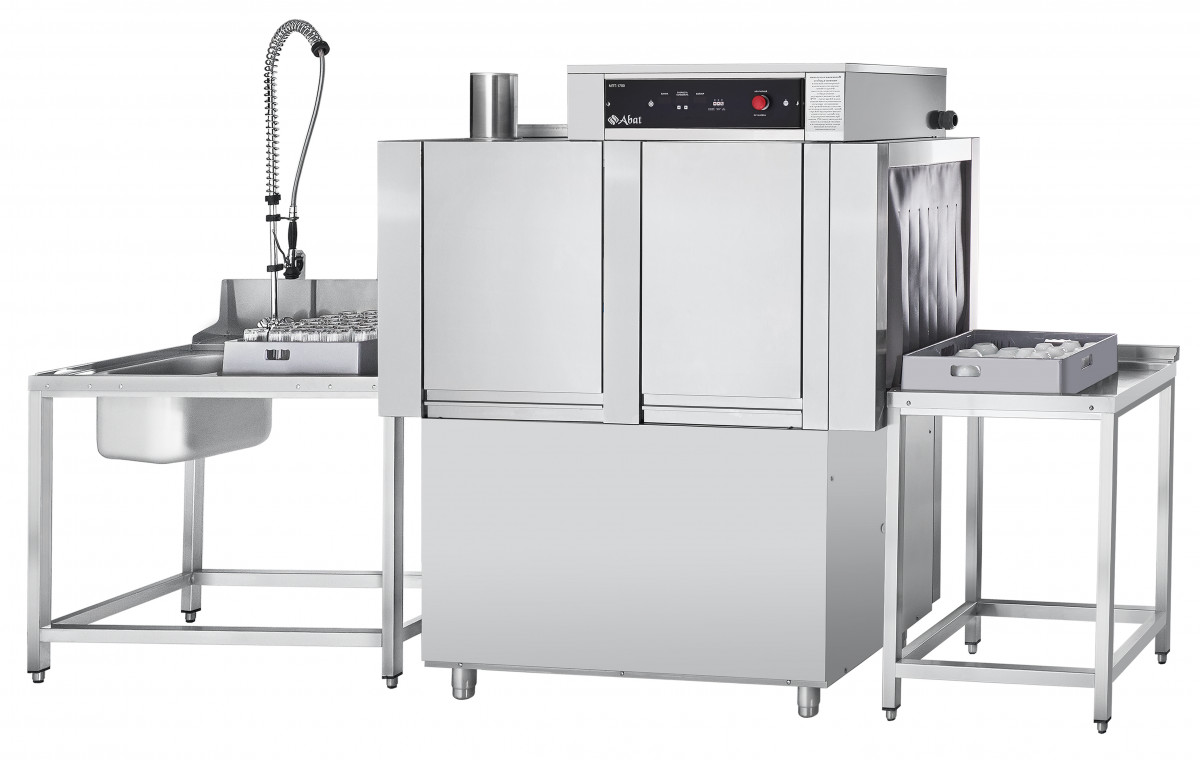 Туннельная посудомоечная машина Abat МПТ-1700 (правая) для предприятий общественного питания