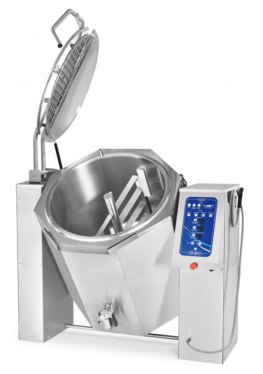 Котел пищеварочный Abat КПЭМ-350-ОМ2 со сливным краном для предприятий общественного питания