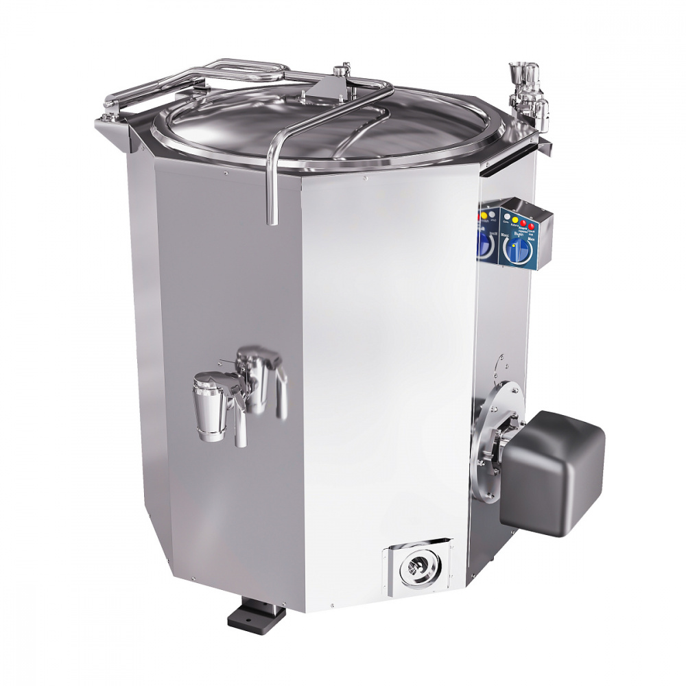 Котел пищеварочный Abat КПДМ-250 (дизель/газ) для предприятий общественного питания