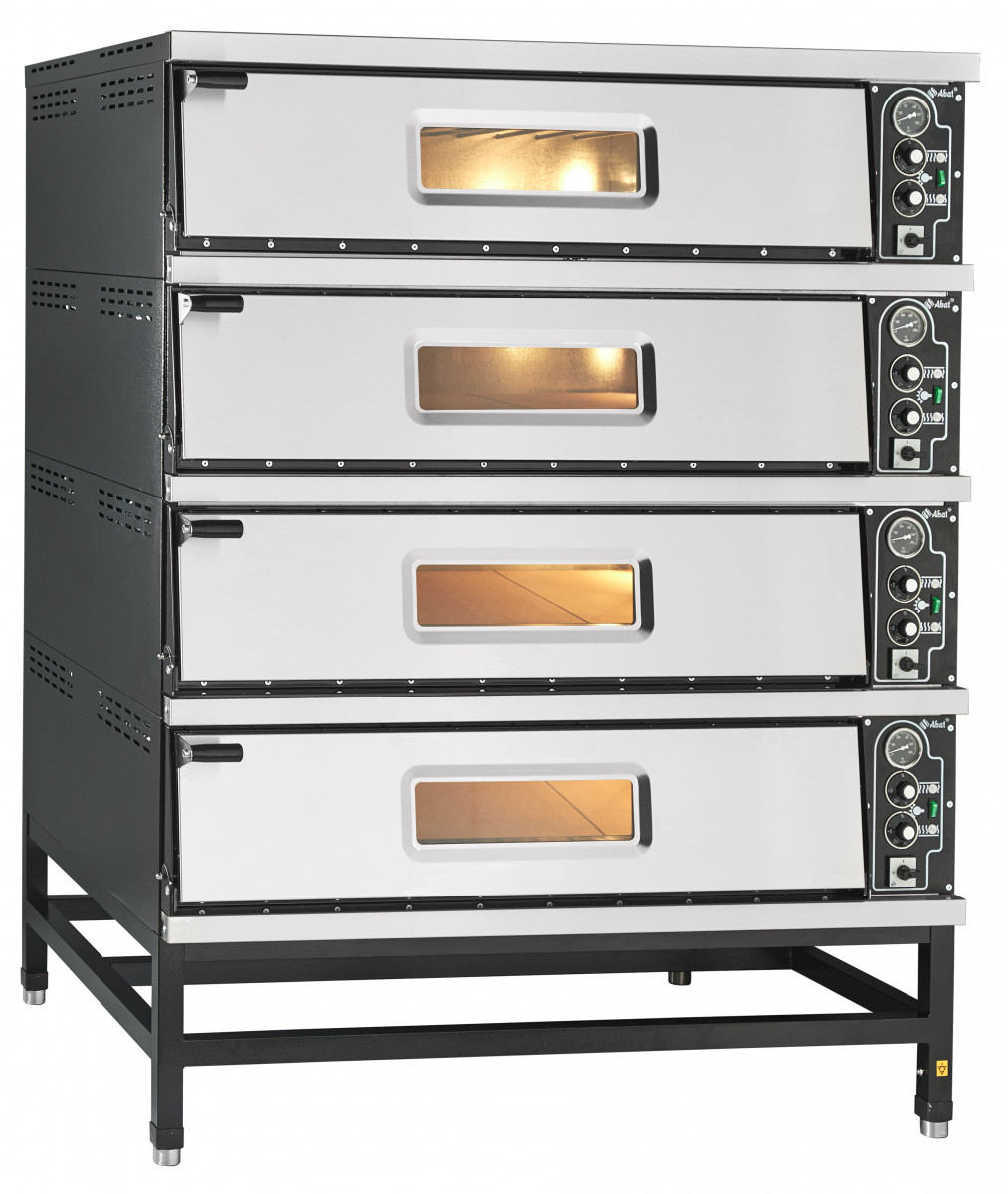 Печь электрическая для пиццы Abat ПЭП-6 (без крыши) для предприятий общественного питания
